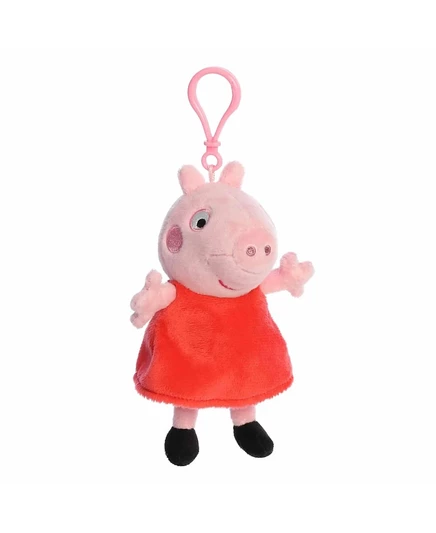 Мини-свинка Пеппа Aurora Игривая на клипсе розовая 4,5 " розовая