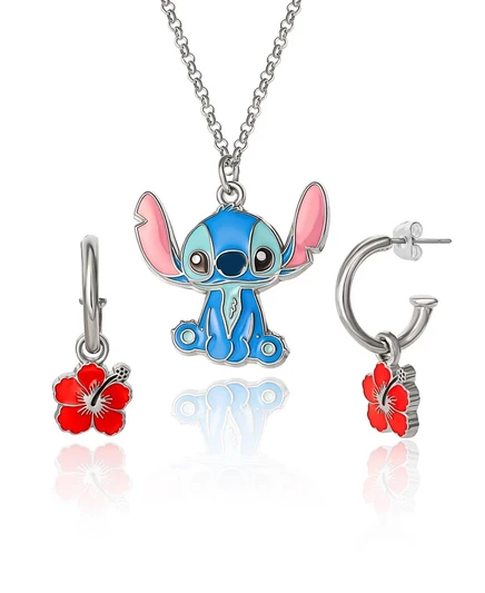 Набор украшений Disney Fashion Stitch — колье и серьги, разноцветный