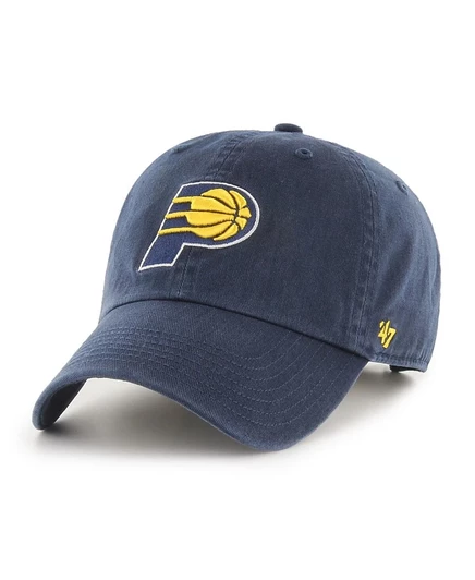 Мужская брендовая темно-синяя шляпа с логотипом команды Indiana Pacers 47-го года выпуска, регулируемая по высоте, синего цвета