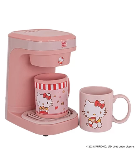 Кофеварка Uncanny Brands Hello Kitty 1 чашка, разноцветная
