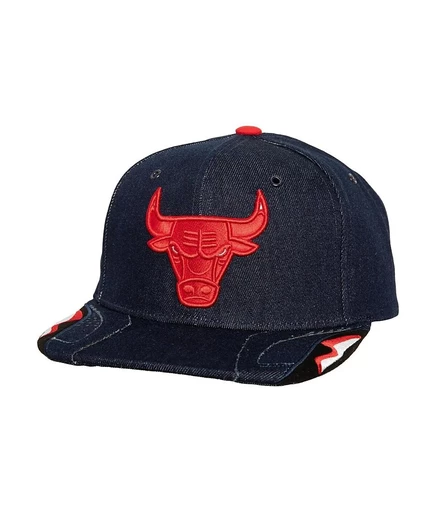 Мужская кепка Mitchell & Ness Chicago Bulls, синяя
