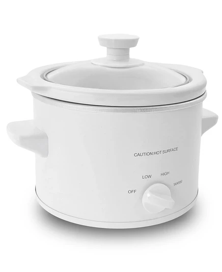 Медленноварка Elite Cuisine 1,4 л, нержавеющая, белая