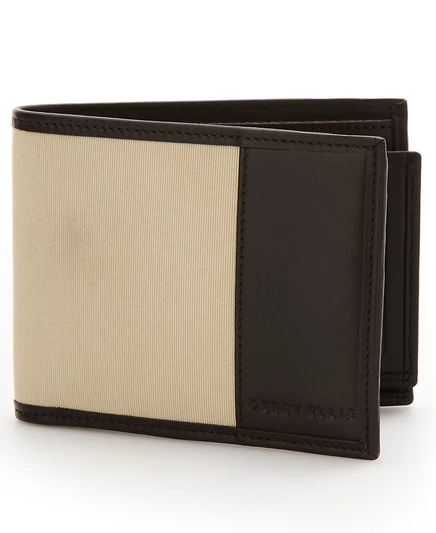 Мужской кожаный бумажник Perry Ellis Portfolio Ombre Horizon коричневого цвета