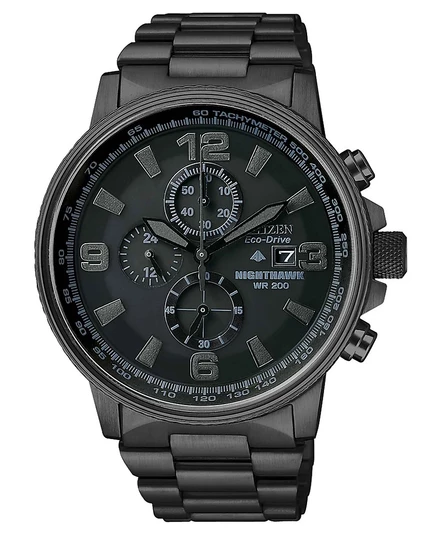 Мужские часы Citizen Nighthawk CA0295-58E, 43 мм, черные