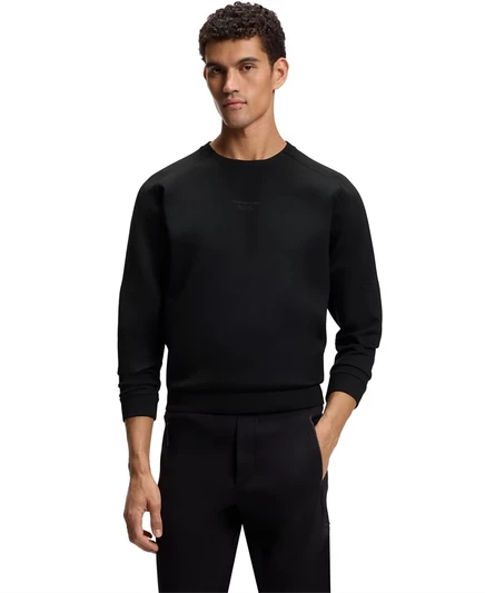 Мужская толстовка Hugo Boss BOSS x Porsche с отражающим логотипом, черная