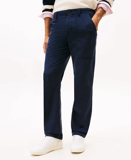 Мужские брюки Tommy Hilfiger Mercer, прямой крой, синие