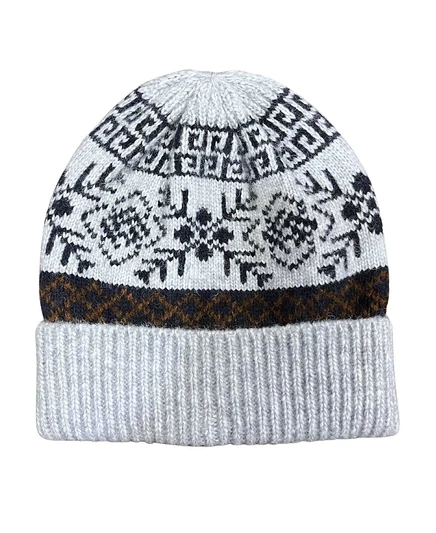 Женская вязаная шапка Marcus Adler Fairisle, синяя