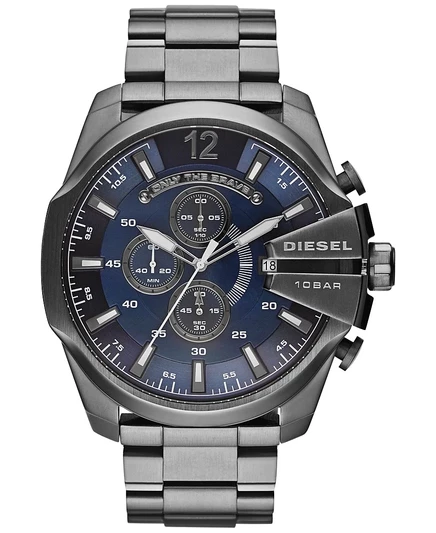 Мужские часы Diesel Mega Chief 59×51 мм, темно-серые