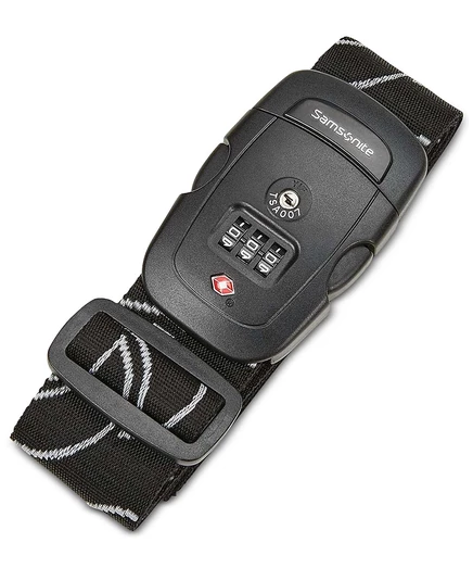 Ремень для чемодана Samsonite 3-Dial, черный