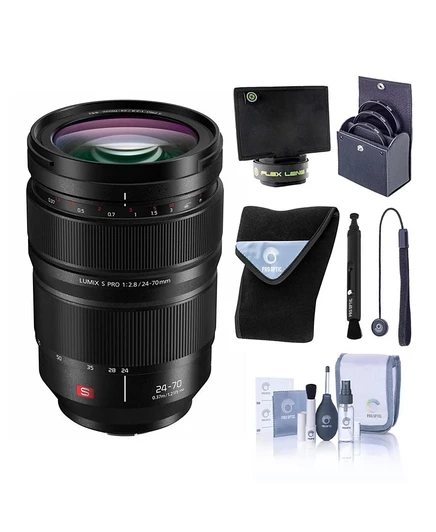 Объектив Panasonic LUMIX S PRO 24–70 мм F2.8, черный