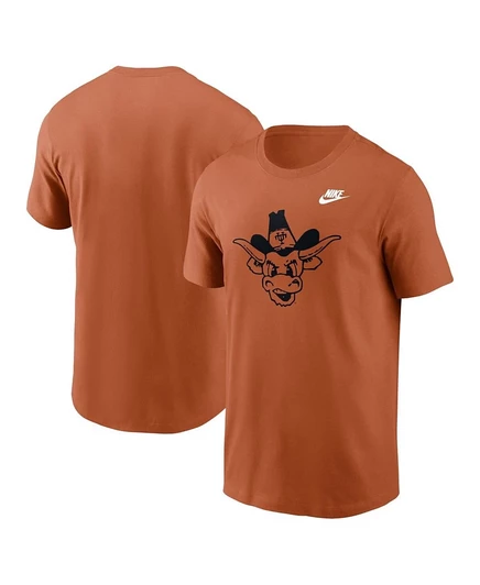 Мужская футболка Nike с логотипом Texas Longhorns, оранжевая