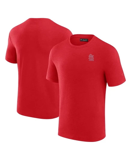 Мужская фирменная красная футболка Fanatics St. Louis Cardinals из модала с коротким рукавом red