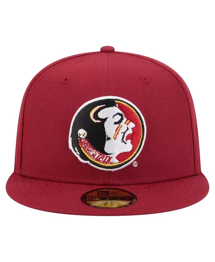 Мужская приталенная шляпа New Era Garnet Florida State Seminoles Vault 59FIFTY от New Era garnet