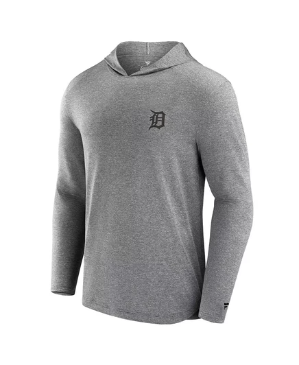 Мужская футболка-худи Fanatics Front Office Tech Detroit Tigers, серая