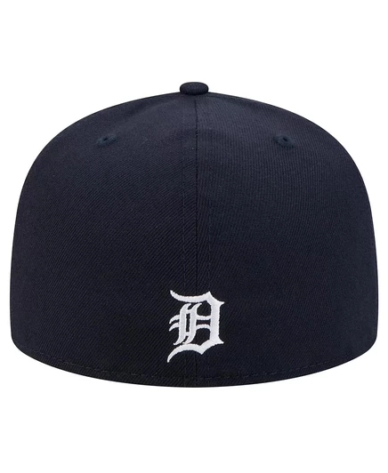 Мужская приталенная шляпа New Era темно-синего цвета Detroit Tigers Ransom 59 FIFTY navy