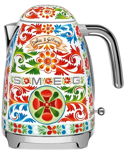 Электрический чайник smeg dolce&gabbana sicily, разноцветный