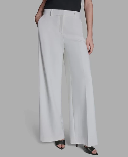 Женские широкие брюки BCBG, белые