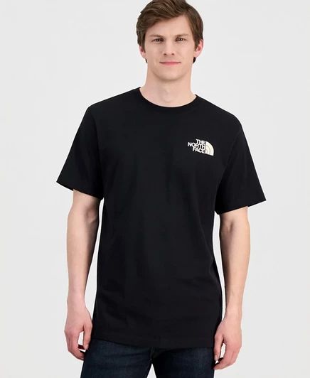 Мужская футболка The North Face Evolution Retro NSE с коротким рукавом черного цвета