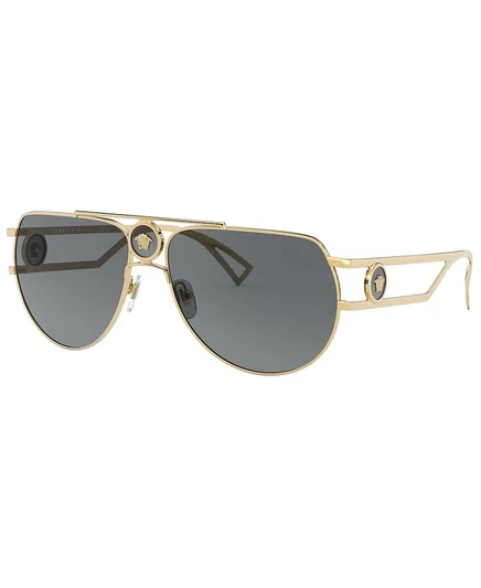 Мужские солнцезащитные очки Versace VE2225, золотистые