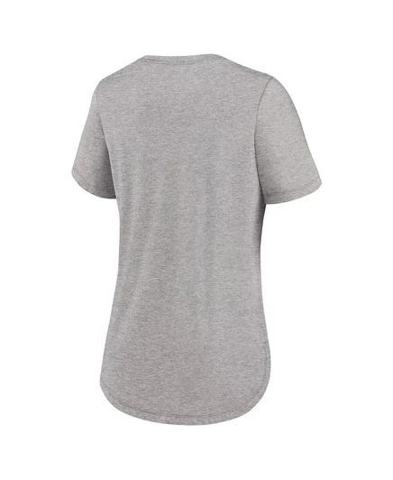 Женская трехслойная футболка Nike Heather Gray Florida State Seminoles Legacy от Nike heather gray