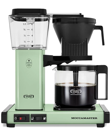 Кофеварка Moccamaster KBGV Select со стеклянной колбой, зеленая