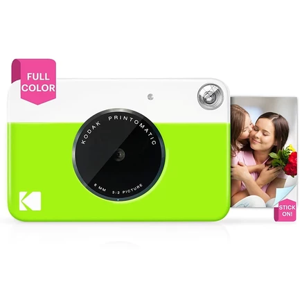 Моментальный фотоаппарат Kodak Printomatic с печатью 2×3″, зеленый
