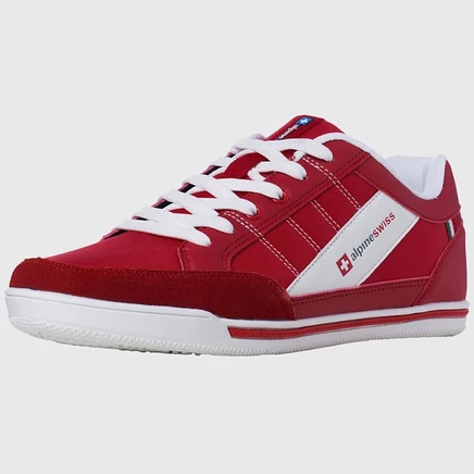 Мужские кроссовки Alpine Swiss Stefan Retro, красные