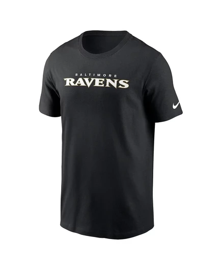 Мужская черная футболка Nike Baltimore Ravens Prime Time Wordmark Essential от Nike black