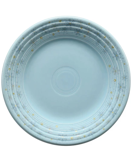 Тарелка обеденная Fiesta Sky Snowflake, 23 см, синяя