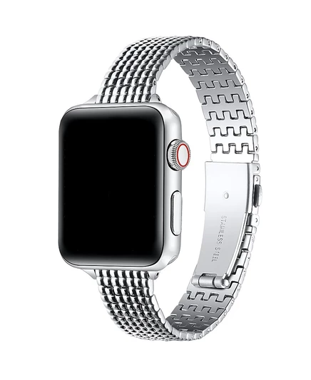 Ремешок Posh Tech Brooklyn для Apple Watch, серебристый