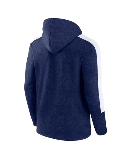 Мужская толстовка Fanatics Heather Navy White Dallas Cowboys с капюшоном на молнии от Fanatics heather navy, white