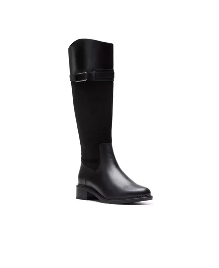  Женская коллекция высоких сапог Maye Carly black leather