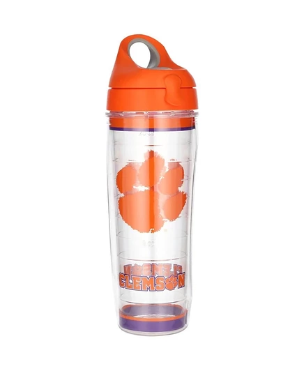 Бутылка для воды Tervis Tumbler Clemson Tigers 710 мл, белая