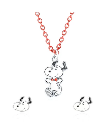 Набор украшений Peanuts Snoopy, цепочка 16+3″