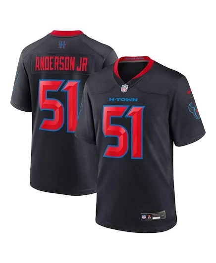 Мужская джерси Nike Will Anderson Jr. Houston Texans, синяя