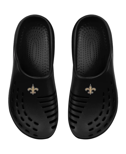 Детские сабо FOCO New Orleans Saints, черные