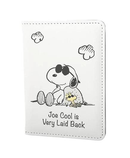 Унисекс держатель для паспорта Disney Snoopy, черно-белый