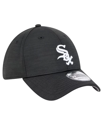 Мужская черная кепка Chicago White Sox Tech 39-го размера от New Era Flex black
