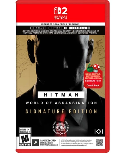 Ключ для Nintendo Switch 2 Hitman: World of Assassination SE