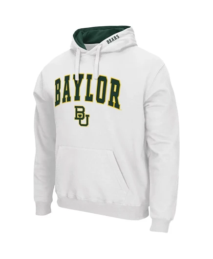 Мужская толстовка-пуловер с логотипом Baylor Bears Arch 3.0 white