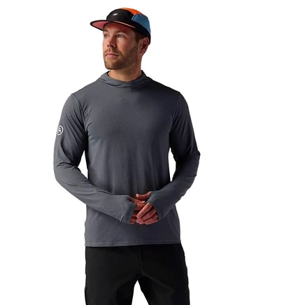 Мужское худи Backcountry Tahoe Sun с UPF 50+, серое
