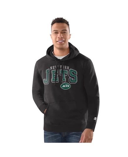 Мужское худи Starter New York Jets винтажное, серое