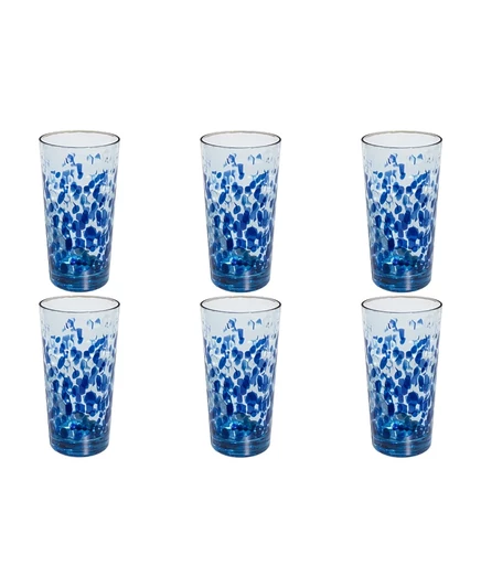 Набор бокалов Abode Homewares Talavera, 6 шт., синий