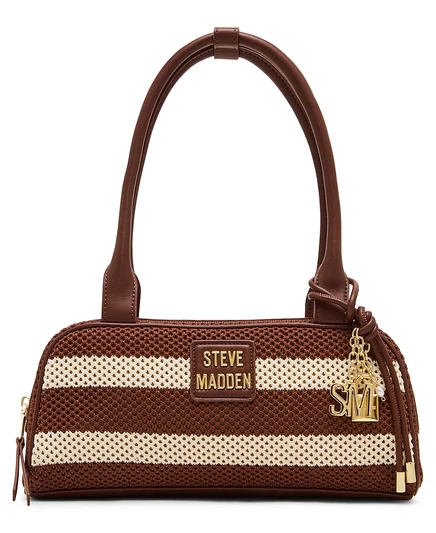 Женская маленькая сумка Steve Madden Lagune East West, коричневая