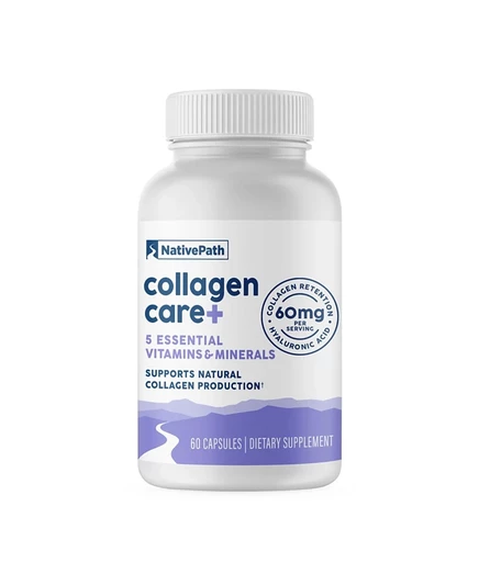 Биодобавка NativePath Collagen Care+ 60 капсул, белая