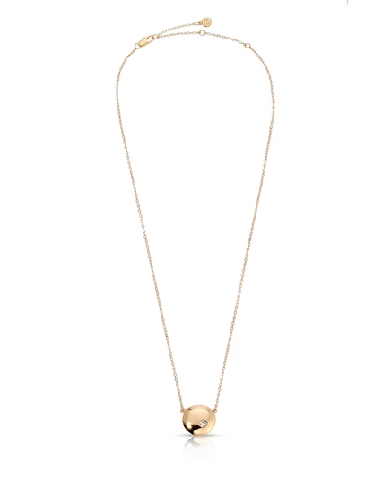 Колье Ettika Polished Pebble позолоченное, золотистое