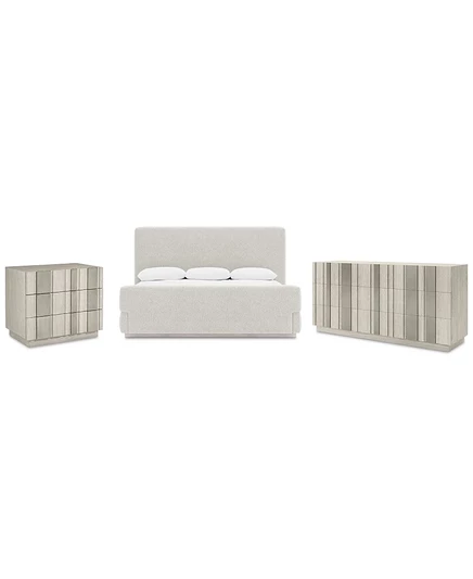 Спальня Bernhardt Tempo, 3 шт: кровать king, комод, тумба 32″