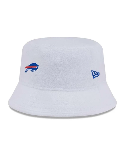 Мужская панамка New Era Buffalo Bills махровая, белая