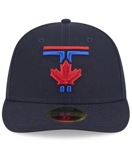 Мужская кепка Royal Toronto Blue Jays 2024 City Connect от New Era с низким профилем длиной 59 см. navy