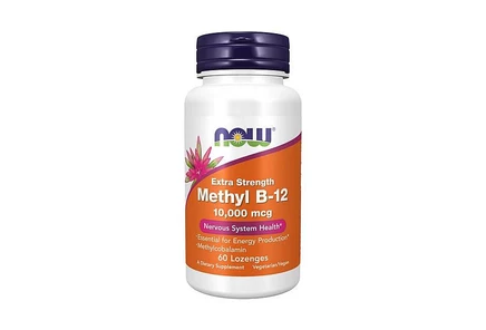 БАД NOW Foods Methyl B-12 10 000 мкг, 60 пастилок